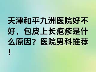 天津和平九洲医院好不好，包皮上长疱疹是什么原因？医院男科推荐！